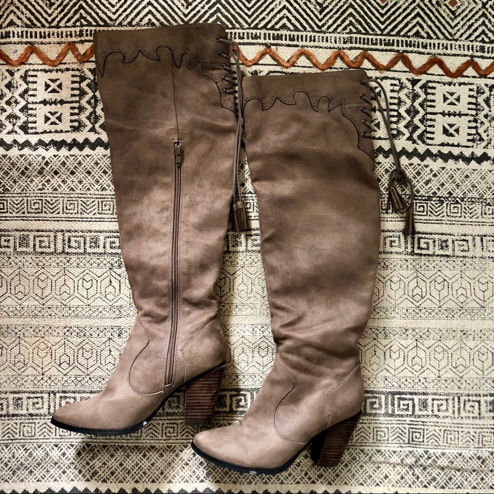 Over the knee boots